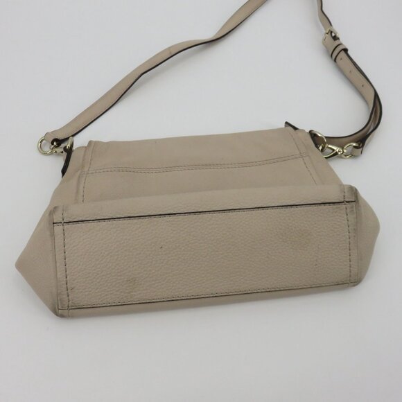 Kate Spade Cobble Hill Small Toddy Crossbody Handbag Purse Beige Pebbled Leather - Picture 15 of 16